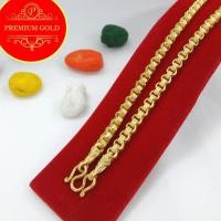 ราคา เครื่องประดับ สร้อยคอทอง สร้อยคอทองคำ งานจากเศษทองคำเยาวราช ลายทาโร่ น้ำหนัก 2 บาท (4000043513)