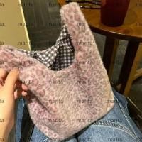 ราคา กระเป๋าถือผู้หญิง MARITA, กระเป๋าสะพายข้างตุ๊กตาพิมพ์ลายเสือดาว, กระเป๋าโท้ทสีชมพูแบบพกพาความจุขนาดใหญ่ Commuting (52355421538)