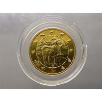 ราคา เหรียญปฏิทิน ประจำปี นักษัตร ปีมะแม (ปีแพะ) เนื้อทองแดง ชุบกาหลั่ยทอง พศ. 2558 ไม่ผ่านใช้ #เหรียญปี (22719431076)