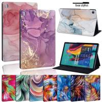 ราคา For Samsung Galaxy Tab A 10.1 2019/2016/TabA 7.0/9.7/10.5"/Tab E 9.6/ S5E Tablet Protective Watercolor Leather Stan (21044717946)