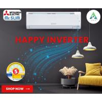 ราคา แอร์ MITSUBISHI - HAPPY INVERTER น้ำยา R32 12000 BTU พร้อมติดตั้ง (14735525226)