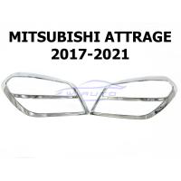 ราคา ครอบไฟท้าย มิตซูบิชิ แอทราจ 2017 2018 2019 2021 ชุบโครเมี่ยม MITSUBISHI ATTRAGE ฝาครอบไฟ ของแต่งแอทราจ ฝาครอบไฟหลังรถ (25661539751)