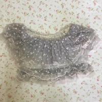 ราคา เสื้อปาดไหล่ลูกไม้ งานป้าย peony (561820917)