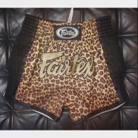 ราคา กางเกงมวยไทย ยี่ห้อ FAIRTEX (แฟร์เท็กซ์)ยี่ห้อดังเก่าแก่ของไทย ลายเสือดาว มีทุกไซซ์ (3153786059)