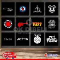 ราคา ตกแต่งผนัง rock Band Design Vintage Band โปสเตอร์ตกแต่ง (28952808962)
