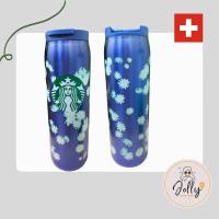 ราคา ขวดน้ำสตาร์บัค Starbucks สีม่วงลายดอกไม้สีขาว เก็บร้อนเย็น ของแท้จากสตาร์บัค สวิสเซอร์แลนด์ (23772584894)