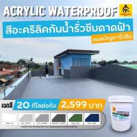 ราคา 891. TITAN สีอะคริลิค waterproof สีกันน้ำรั่วซึมดาดฟ้า (27401544055)