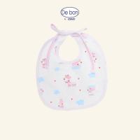 ราคา DE BON BY ENFANT ผ้ากันเปื้อน ลายวัวน้อย ฟ้า-ชมพู EI5AY0 (54905426340)