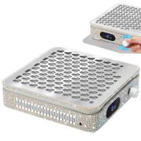 ราคา DianaBeauty 4000RPM เครื่องดูดฝุ่นเล็บแบบชาร์จไฟได้เก็บฝุ่นเล็บพร้อมแบตเตอรี่ 2800mAh และ Rhinestone Design Nail Art (51506231417)