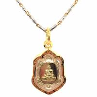 ราคา จี้พระเต่าหลวงปู่หลิวเจ้าทรัพย์พระแท้(กรอบไมครอน) (7347611827)