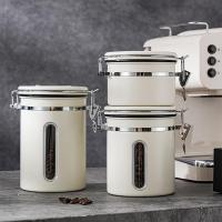 ราคา 1.8L กล่องเก็บกาแฟ 304 ถังสแตนเลสปิดผนึกพร้อมถังเก็บวาล์วไอเสียสำหรับเมล็ดกาแฟ, นมผง, ชา, ผลไม้แห้ง กล่อง ใส่ กาแฟ บด สแ (27563890247)