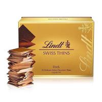 ราคา Lindt dark thins chocolate 125g. ลินด์ ดาร์กช็อกโกแลตแผ่นบาง นำเข้าจากสวิส (25861243003)