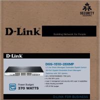 ราคา D-Link Gigabit Stackable Smart Managed Switch with 10G Uplinks รุ่น DGS-1510-28XMP (18577933498)