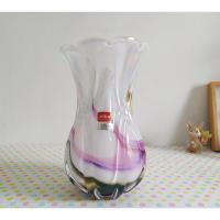 ราคา ArtGlass - Made in Japan แจกันแก้วเป่าลายสวย ใหม่ (24515045430)