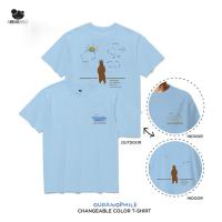 ราคา ABEARABLE - Ouranophile เสื้อยืดเปลี่ยนสีตามแสงแดด (สี Blue Sky) (18591143318)