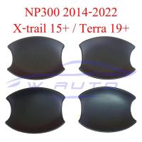 ราคา ถาดรองมือเปิดประตู นิสสัน นาวาร่า เทอร่า NP300 Xtrail Terra 2014 - 2022 ดำด้าน เบ้ารองมือเปิด Nissan Navara กันรอยประตู (10498209425)
