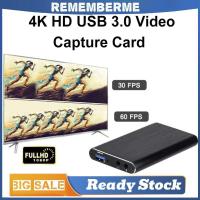 ราคา การ์ดจับภาพวิดีโอ USB 3.0 ที่รองรับ HDMI 4K 1080P 60FPS เครื่องบันทึกวิดีโอ Grabber (42376903984)