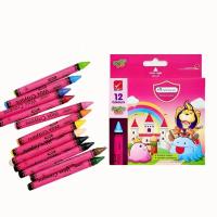 ราคา สีเทียน มาสเตอร์อาร์ต ขนาดจัมโบ้12สี/กล่อง สีเทียนแท่งใหญ่ Master art crayons 12 colours Non-toxic (8983523677)