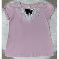 ราคา ูเสื้อเด็กน่ารักสีชมพูอ่อน_ เสื้อเด็กมีโบว์ระบายน่ารักแบรนด์_Chelsee_Kid’s_Wear_ผ้าคอตตอน_ไซส์ 14 (14411882975)