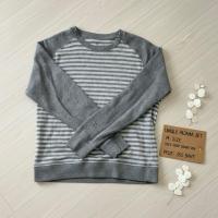 ราคา [พร้อมส่ง] UNIQLO Ultra Stretch - เสื้อเลาจน์แวร์/ชุดนอน แขน Raglan ลายขวาง ของแท้ 100% (สภาพดีมาก) (42578802189)