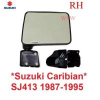 ราคา ข้างขวา กระจกมองข้าง Suzuki Jeep Caribian 1987-1995 SJ413 หูกระจก ซูซูกิ คาริเบี้ยน แคริเบี้ยน แคริบเบี้ยน (29729756141)