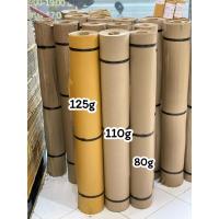 ราคา กระดาษน้ำตาลห่อพัสดุ ขนาด 89 X 120 ซม. ความหนา80 แกรม , 110 แกรม , 125 แกรม (22852611629)