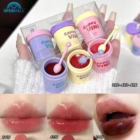 ราคา OPENMALL Tinted Lip Balm Moisturizing Solid Lip Gloss Lip Mask with Applicator ลิปสติกสี Lip Makeup G3T8 (53705156252)
