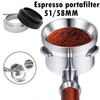 ราคา โดสกาแฟ แหวนครอบ แหวนครอบด้ามชงกาแฟ แหวนครอบโดสกาแฟ 51/58MM Black/Silver Coffee Dosing Ring AG666 (21788955489)