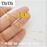 ราคา 【buy 1 take 1】สร้อยคอทองคําอิตาลี 18เค ไม่ลอกไม่ดํา มันแฟชั่นยาว18นิ้วงานทองแท้ สร้อยคอทอง สร้อยคอผู้หญิง สร้อยคอน่ารัก cool nec (27056232997)