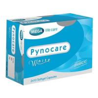 ราคา Mega We Care Pynocare White เมก้าวีแคร์ ไพโนแคร์ ลดฝ้า กระ จุดด่างดำ ผิวกระจ่างใส ขนาด20แคปซูล 11766 (342666946)