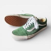 ราคา VANS Old Skool / รองเท้าผ้าใบผู้ขาย / สีเขียว / มือสอง (42577774006)