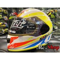 ราคา หมวกกันน็อค SNELL รุ่น KABUKI สีขาว-เหลือง (5318284693)