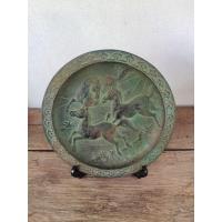 ราคา แผ่นเหล็กรูปม้าลายนูนต่ำ สำหรับวางโชว์ แขวนโชว์ มาพร้อมขาตั้งโชว์ (43220679287)