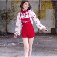 ราคา งานป้าย Kayasis เอี๊ยมขาสั้นคู่เสื้อแขนยาว (1926084500)