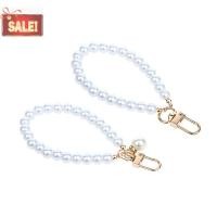 ราคา Bl จําลอง Pearl พวงกุญแจหูฟังกระเป๋าจี้ข้อมือลูกปัด Key Holder Pearl Beaded สร้อยข้อมือพวงกุญแจผู้หญิงโทรศัพท์มือถือเครื่องประดับ A (28957044989)