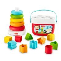 ราคา แท้100% ปลอดภัย นำเข้าจาก USA Fisher Price Rock-a-Stack ของเล่น เสริมพัฒนาการ ห่วงหลากสี ห่วงเรียงซ้อน บล็อกหยอด (21556695805)