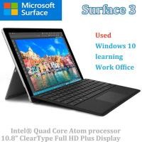 ราคา ใช้ Microsoft Surface 3 Intel Quad Core 1.6G 4G RAM 10.8 นิ้วกล้อง WIFI Suface3 ปากกาสไตลัสคีย์บอร์ด 64bit Windows 11 Office Study คอมพิวเตอร์แท็บเล็ตพีซีแล็ปท็อป (23584756439)