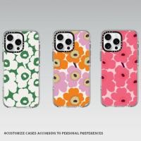 ราคา CASETiFY Marimekko ดอกไม้ 2 เคสโทรศัพท์สําหรับ iPhone 17pro Max 16 16Pro 11 12 13 14 15 Plus Pro Max Magnetic Hard อะคริลิคปกหลัง (47451302791)