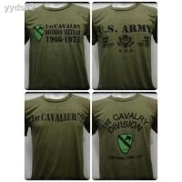 ราคา พร้อมส่ง S-5XL ☽❁✔เสื้อทหารUSAสีขี้ม้า มีลายUS ARMY, USMC,CAVALRY, AIRBORNE, NAVY SEALS (28766987100)