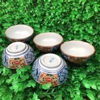ราคา ถ้วยน้ำจิ้มลวดลายเบญจรงค์ญี่ปุ่น ขนาด 3” ราคา 45฿/1ใบ #เซรามิคมือสองญี่ปุ่น (11840726334)