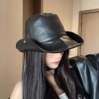 ราคา หมวกคาวบอยหนังย้อนยุค สีน้ำตาล สำหรับทั้งผู้ชายและผู้หญิง ใช้ได้ทั้งเดินป่าและทำกิจกรรมกลางแจ้ง (49454804889)