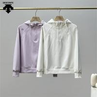 ราคา ♞,♘,♙Descente Original Windproof แขนยาวครึ่งซิป Hooded Sweatshirt Casual Sweatshirt เสื้อสเวตเตอร์ผ (28876651151)