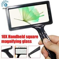 ราคา 10X มือถือสแควร์แว่นขยายอ่านหนังสือแว่นขยาย Loupe 84026 ABS + เลนส์แก้ว 10 ครั้งแว่นขยายสําหรับนิตยสารหนังสือหนังสือพิมพ์ (43074648103)