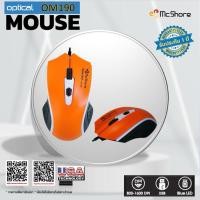 ราคา Mcshore เม้าส์ Optical Mouse OM190 OR (1262142664)
