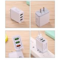 ราคา อแดปเตอร์ชาร์จไฟ หัวชาร์จ QC 3.0 Quick Charge พร้อม 3 พอร์ต ค่าเร็ว 30W (7638560216)