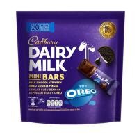 ราคา delivery ช็อกโกแลต แคดเบอรี โอรีโอ 125 ก. dairy milk mini bars (24347304612)