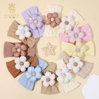 ราคา GIRLS HEADBAND KNITTED FLOWER HEADBAND BABY RIBBON ACCESSORIES NSFB-9363 (56003344837)