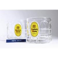 ราคา [USED] Suntory Whisky แก้ววิสกี้ทรงเตี้ย ลายขวดเครื่องดื่ม 1 คู่ (28442881220)