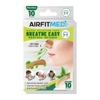 ราคา AIRFIT แผ่นแปะติดจมูก เทปติดจมูก Nasal Dilation Tape Menthol กลิ่นเมนทอล 1 กล่อง/10 แผ่น (26837453632)