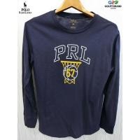ราคา Polo Ralph Lauren แท้ เสื้อยืดคอกลมสีกรมสปอต (7203514390)